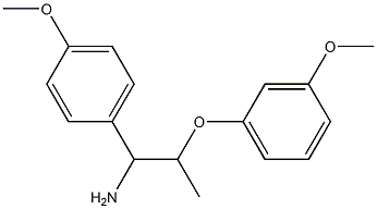 2-(3-methoxyphenoxy)-1-(4-methoxyphenyl)propan-1-amine