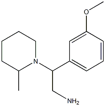 2-(3-methoxyphenyl)-2-(2-methylpiperidin-1-yl)ethanamine