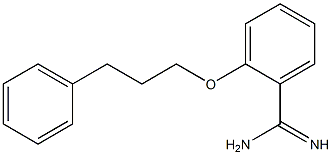 2-(3-phenylpropoxy)benzenecarboximidamide Structure