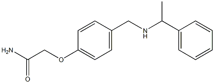 2-(4-{[(1-phenylethyl)amino]methyl}phenoxy)acetamide