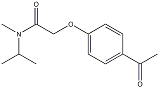 2-(4-acetylphenoxy)-N-methyl-N-(propan-2-yl)acetamide