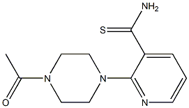 2-(4-acetylpiperazin-1-yl)pyridine-3-carbothioamide