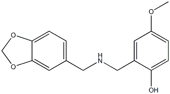 2-{[(2H-1,3-benzodioxol-5-ylmethyl)amino]methyl}-4-methoxyphenol