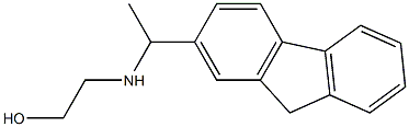 2-{[1-(9H-fluoren-2-yl)ethyl]amino}ethan-1-ol 结构式