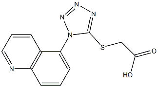 2-{[1-(quinolin-5-yl)-1H-1,2,3,4-tetrazol-5-yl]sulfanyl}acetic acid