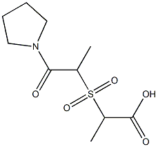 2-{[1-oxo-1-(pyrrolidin-1-yl)propane-2-]sulfonyl}propanoic acid