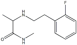 2-{[2-(2-fluorophenyl)ethyl]amino}-N-methylpropanamide