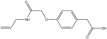 2-{4-[(prop-2-en-1-ylcarbamoyl)methoxy]phenyl}acetic acid