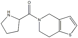 2-{4H,5H,6H,7H-thieno[3,2-c]pyridin-5-ylcarbonyl}pyrrolidine Structure