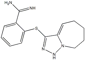 2-{5H,6H,7H,8H,9H-[1,2,4]triazolo[3,4-a]azepin-3-ylsulfanyl}benzene-1-carboximidamide Structure