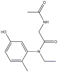 2-acetamido-N-ethyl-N-(5-hydroxy-2-methylphenyl)acetamide