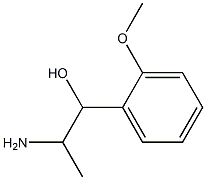 2-amino-1-(2-methoxyphenyl)propan-1-ol,,结构式