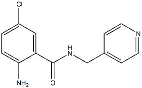 2-amino-5-chloro-N-(pyridin-4-ylmethyl)benzamide Structure