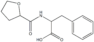 3-phenyl-2-[(tetrahydrofuran-2-ylcarbonyl)amino]propanoic acid 结构式