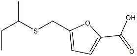 5-[(butan-2-ylsulfanyl)methyl]furan-2-carboxylic acid Structure