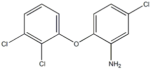 5-chloro-2-(2,3-dichlorophenoxy)aniline Structure