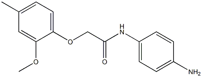 N-(4-aminophenyl)-2-(2-methoxy-4-methylphenoxy)acetamide