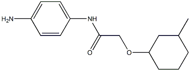 N-(4-aminophenyl)-2-[(3-methylcyclohexyl)oxy]acetamide