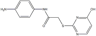 N-(4-aminophenyl)-2-[(4-hydroxypyrimidin-2-yl)sulfanyl]acetamide
