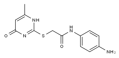 N-(4-aminophenyl)-2-[(6-methyl-4-oxo-1,4-dihydropyrimidin-2-yl)sulfanyl]acetamide