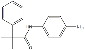 N-(4-aminophenyl)-2-methyl-2-phenylpropanamide Struktur