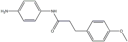 N-(4-aminophenyl)-3-(4-methoxyphenyl)propanamide Structure