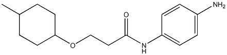 N-(4-aminophenyl)-3-[(4-methylcyclohexyl)oxy]propanamide