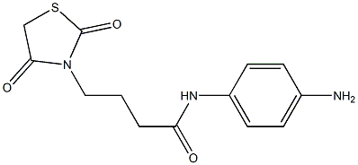 N-(4-aminophenyl)-4-(2,4-dioxo-1,3-thiazolidin-3-yl)butanamide