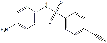 N-(4-aminophenyl)-4-cyanobenzene-1-sulfonamide Struktur