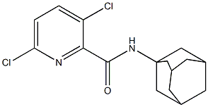 N-(adamantan-1-yl)-3,6-dichloropyridine-2-carboxamide Structure