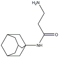 N-(adamantan-1-yl)-3-aminopropanamide Struktur