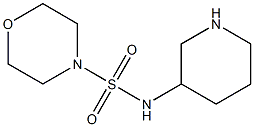 N-(piperidin-3-yl)morpholine-4-sulfonamide Structure