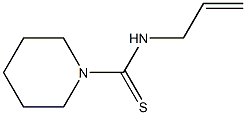 N-(prop-2-en-1-yl)piperidine-1-carbothioamide,,结构式
