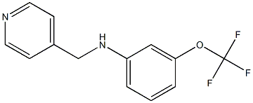 N-(pyridin-4-ylmethyl)-3-(trifluoromethoxy)aniline Structure