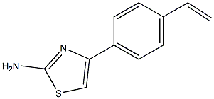 4-(4-vinylphenyl)-1,3-thiazol-2-amine Structure