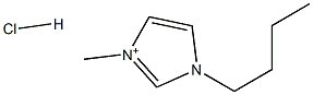 1-butyl-3-methylimidazolium hydrochloride Struktur
