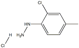 2-chloro-4-methylphenylhydrazine hydrochloride 化学構造式
