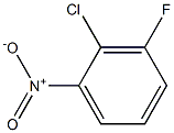 2-Chloro-3-fluoronitrobenzene 化学構造式