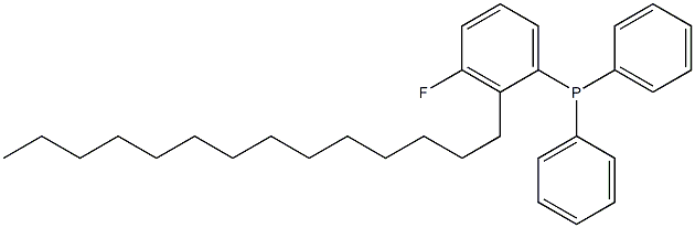 Tetradecyltriphenylphosphine fluoride Structure