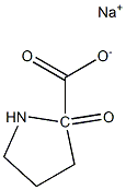 Sodium pyrrolidone-2-carboxylate 化学構造式