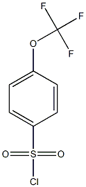 对三氟甲氧基苯磺酰氯 结构式
