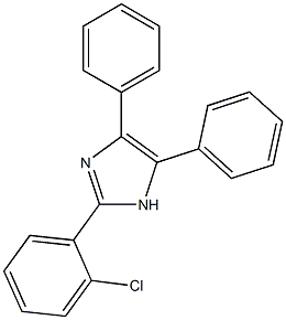 2-o-Chlorophenyl-4,5-diphenylimidazole Structure