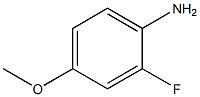 2-氟-4-甲氧基苯胺, , 结构式