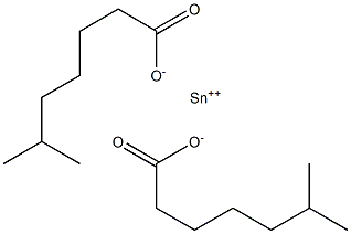 Stannous isooctanoate Structure