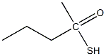2-巯基-2-戊酮, , 结构式