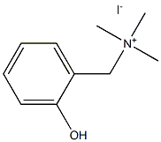 (o-hydroxybenzyl)trimethylammonium iodide 化学構造式