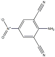 2,6-二氰基-4-硝基苯胺, , 结构式
