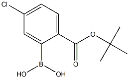 Tert-Butyl-4'-chlorobenzoate-2'-boronicacid Struktur