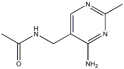 2-Methyl-4-amino-5-acetylaminomethyl pyrimidine Structure