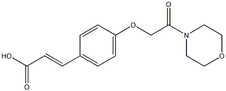 3-{4-[2-(morpholin-4-yl)-2-oxoethoxy]phenyl}prop-2-enoic acid